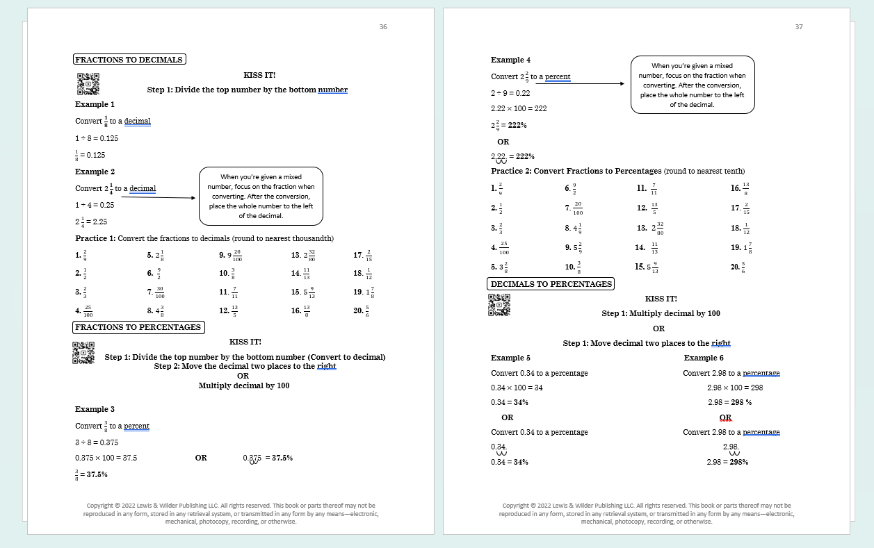 K.I.S.S IT SERIES: TEAS 7 Math