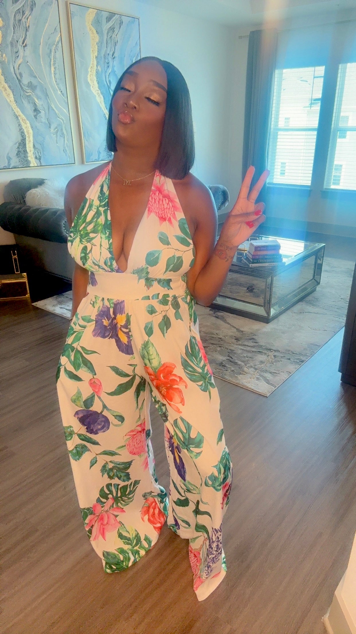 Smell the Roses Jumpsuit