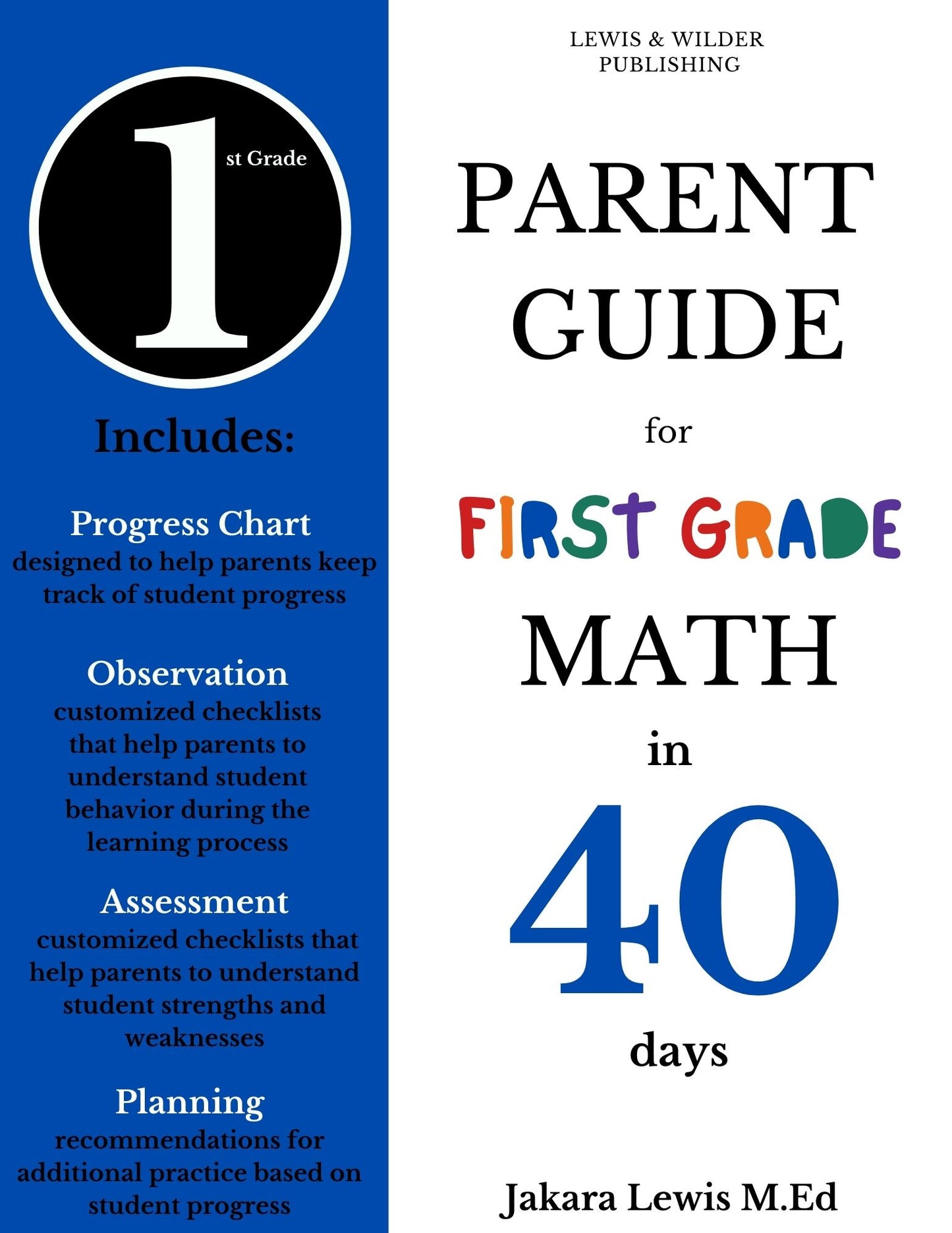 Math in 40 Days: First Grade Edition