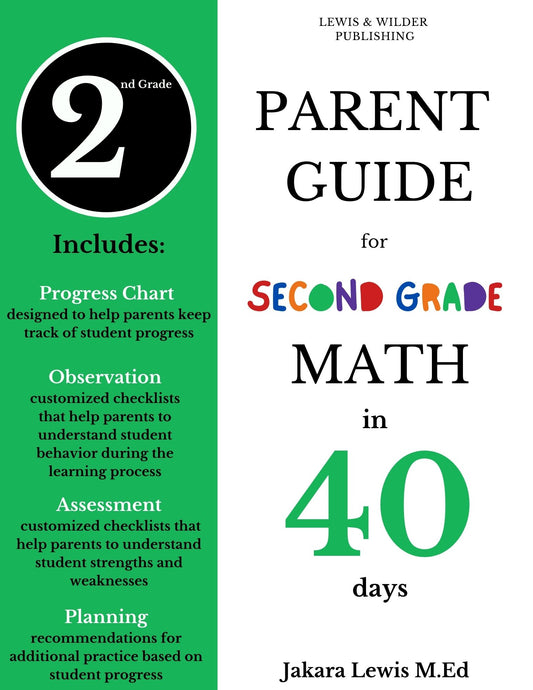 (PRE-ORDER: Will ship May 27th - May 29th) Math in 40 Days: Second Grade Edition