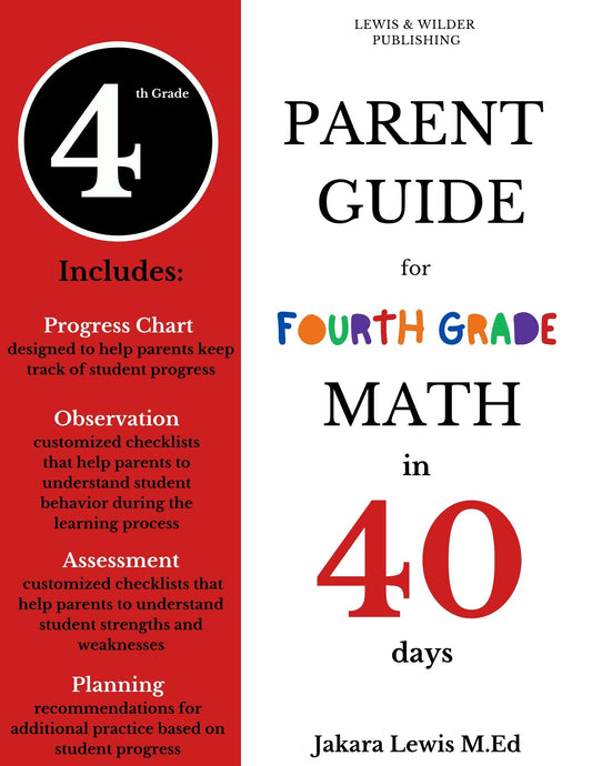 (PRE-ORDER: Will ship May 27th - May 29th) Math in 40 Days: Fourth Grade Edition
